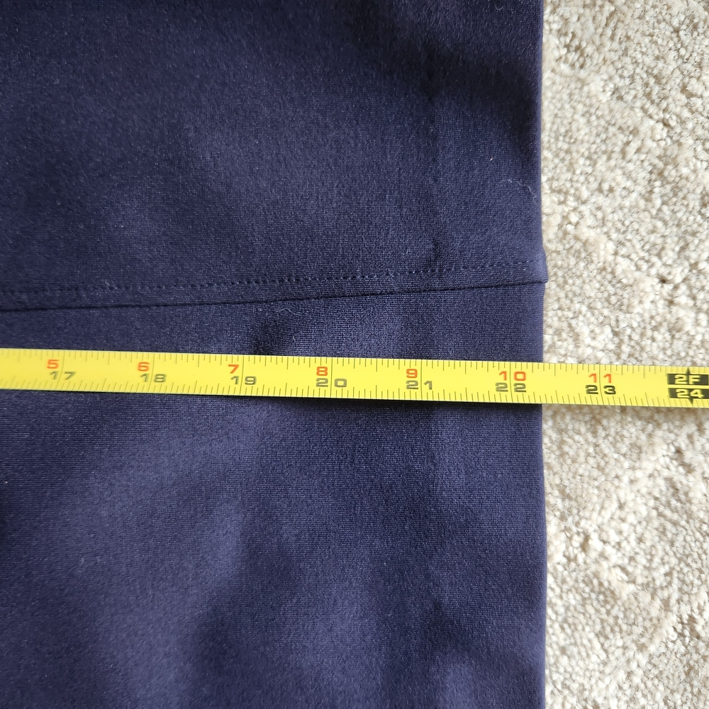 Premise Size Xs Womens Navy Blue Stretchy Pencil With Zipper And Hook Closure - Picture 13 of 13